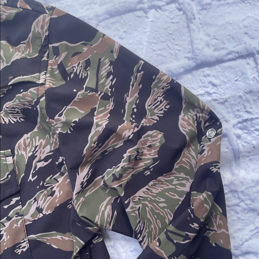 Black Rifle Coffee Company Tiger Stripe Camouflage Shirt - Picture 4 of 6